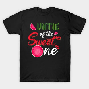 Auntie Of The Sweet One Watermelon First Birthday Family T-Shirt